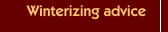 Winterizing advice
